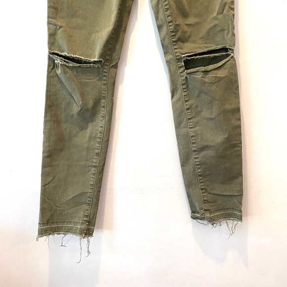 J brand Skinny Leg Jungle Green Pant - Picture 4 of 9